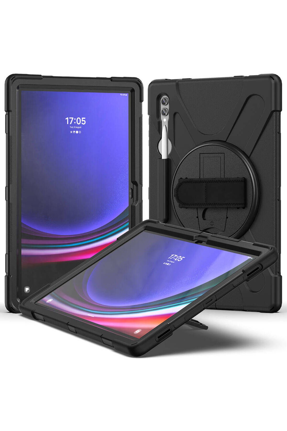 Galaxy Tab S8 Ultra BSAY Defender Tablet Silikon - Siyah