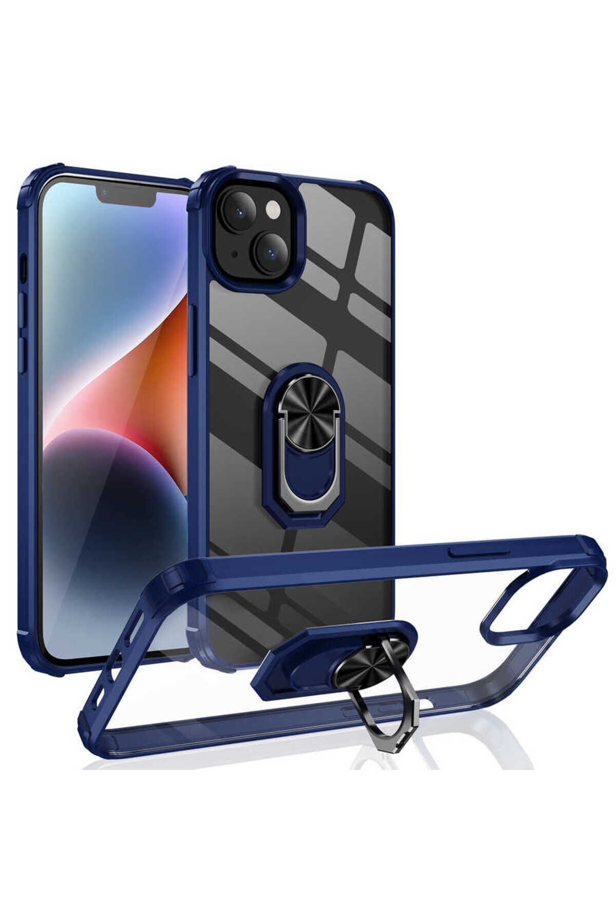 iPhone 14 Plus Uyumlu BSAY Mola Kılıf-Lacivert