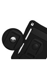 iPad 10.2 (8.Nesil) BSAY Yeni Nesil Kalem Bölmeli Defender Tablet Silikon - Siyah Siyah