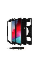 iPad 10.2 (8.Nesil) BSAY Yeni Nesil Kalem Bölmeli Defender Tablet Silikon - Siyah Siyah