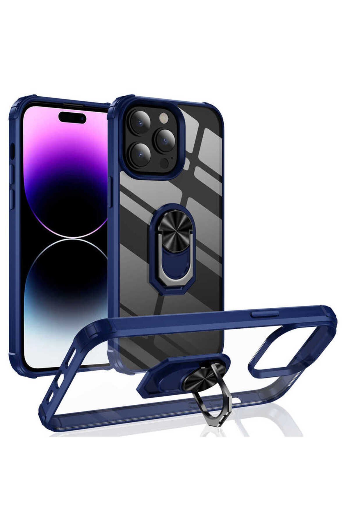 iPhone 14 Pro Uyumlu BSAY Mola Kılıf-Lacivert