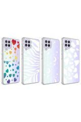 Galaxy M32 Kılıf BSAY M-Blue Desenli Kapak - Zebra No1 Zebra No1
