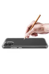 Galaxy A03 Kılıf EFR 2mm Anti Shock Silikon - Renksiz Renksiz