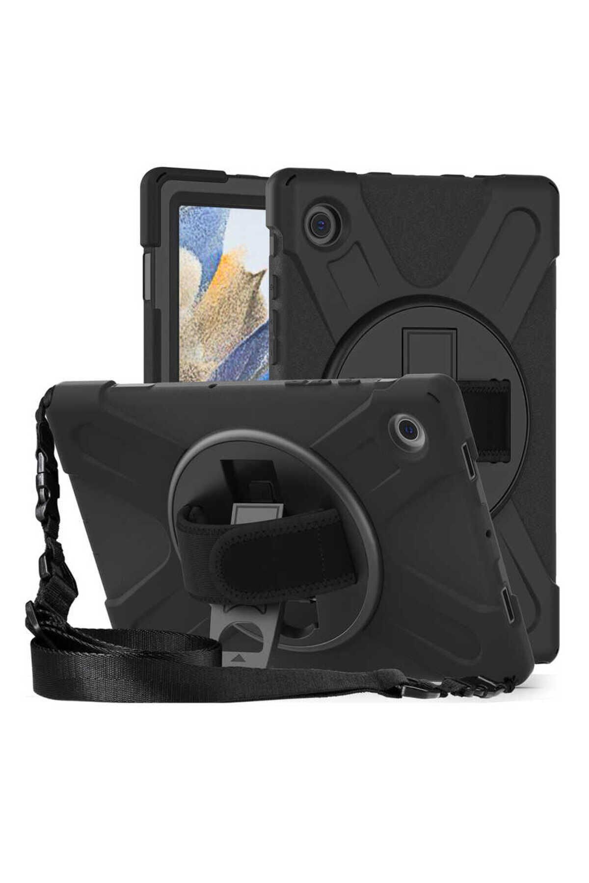 Galaxy Tab A8 10.5 SM-X200 (2021) JOEC Defender Tablet Silikon - Siyah Siyah