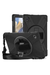Galaxy Tab A8 10.5 SM-X200 (2021) JOEC Defender Tablet Silikon - Siyah Siyah