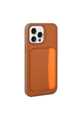 iPhone 16 Pro Kılıf Kartlıklı Zore X-Kart Silikon Kapak - Lacivert Gri