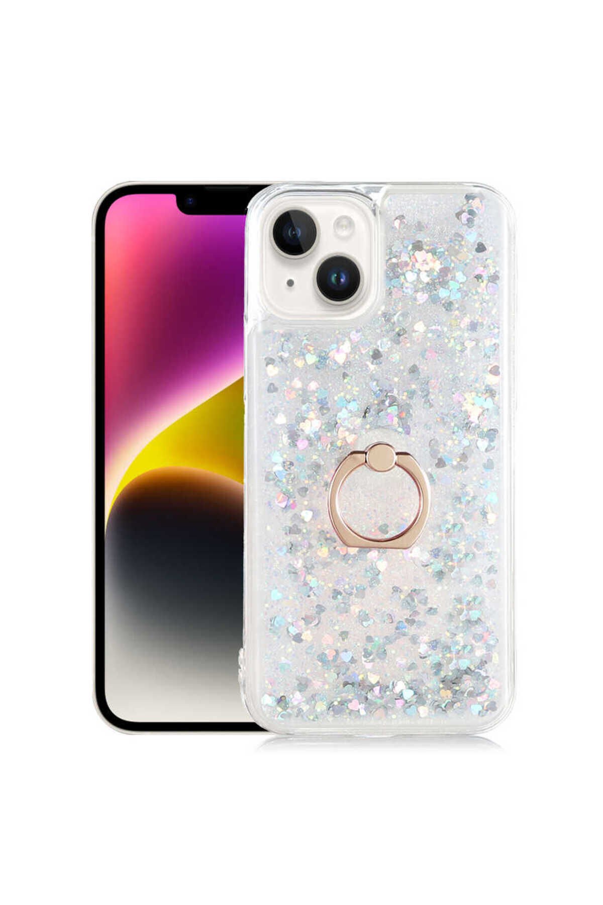 iPhone 14 Uyumlu BSAY Milce Kılıf-Gümüş