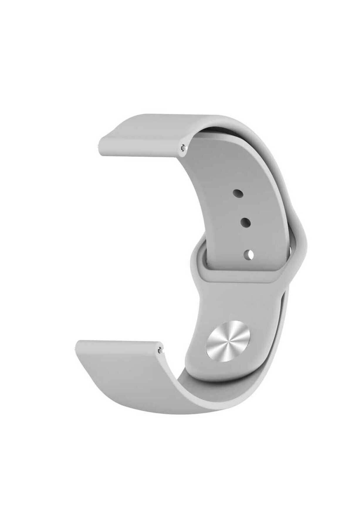 Huawei GT2 42mm KRD-11 20mm Uyumlu BSAY Kordon-Turuncu Gri