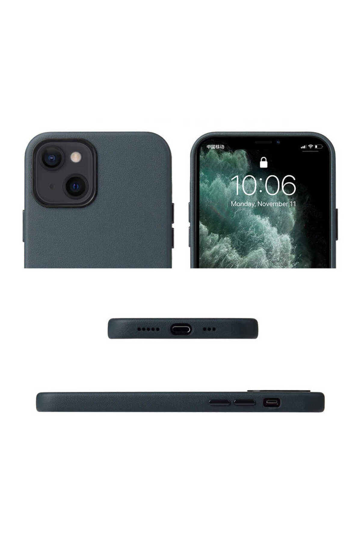 iPhone 13 Uyumlu Eyzi Kılıf-Lacivert Lacivert