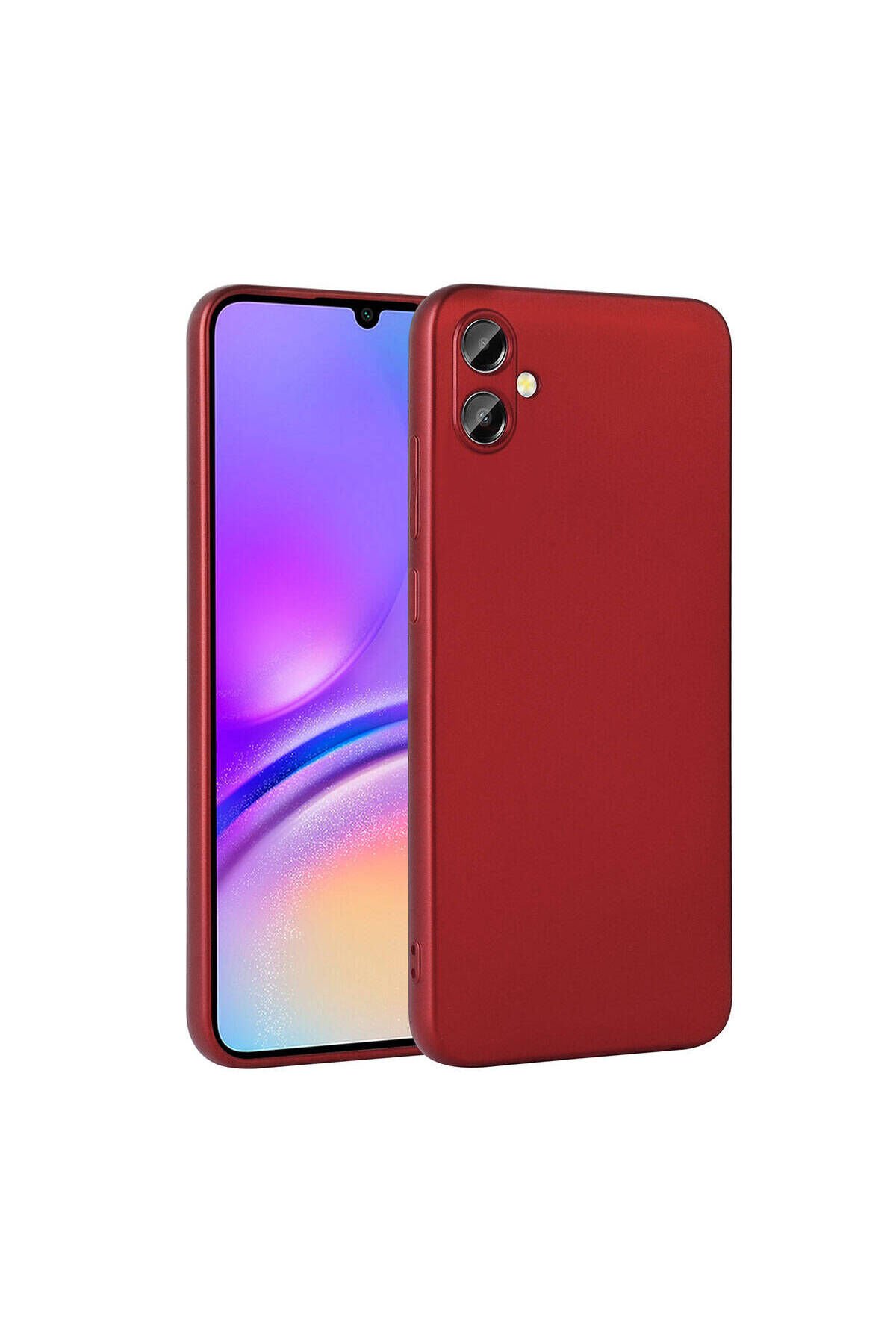 Galaxy A05 Kılıf BSAY Premier Silikon Kapak - Kırmızı Kırmızı