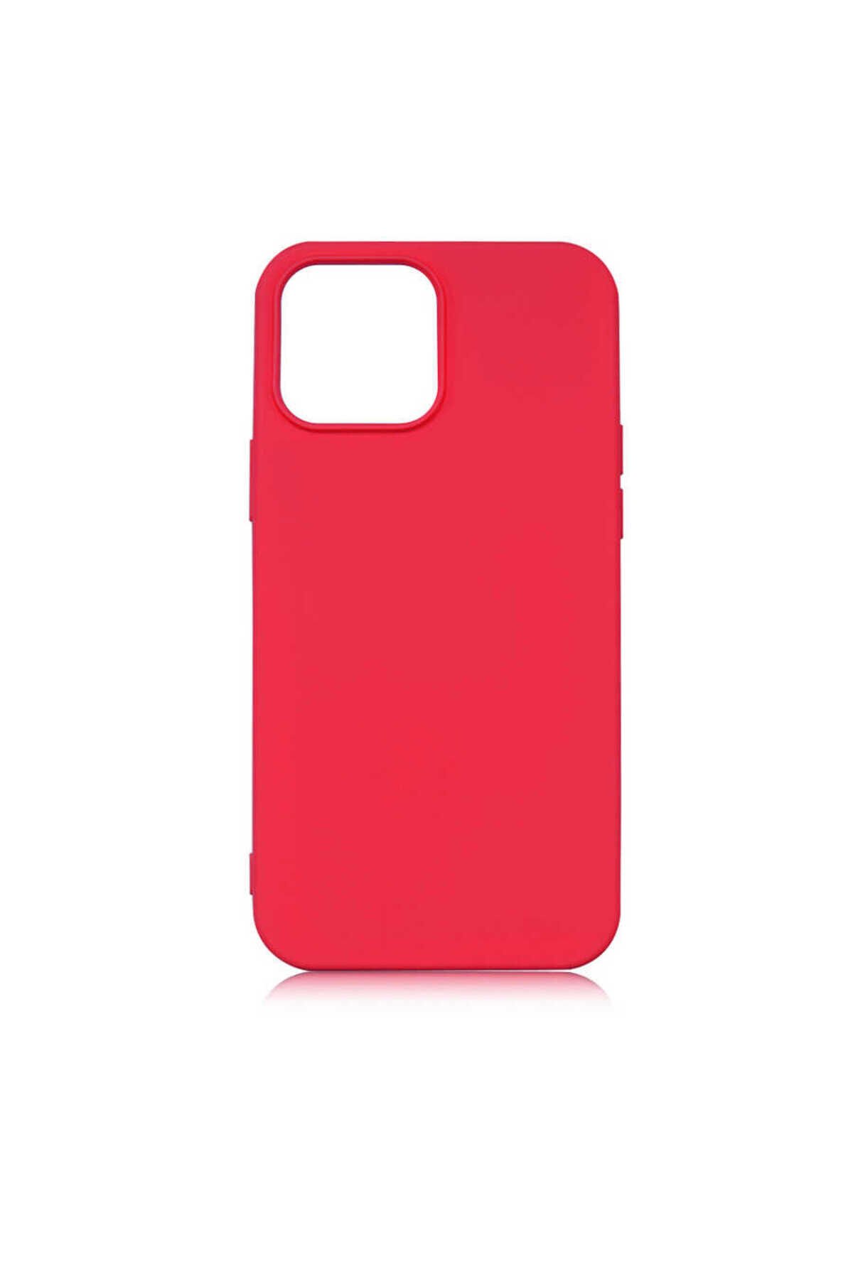 iPhone 13 Pro Max Uyumlu BSAY LSR Lansman Kılıf-Lila Kırmızı