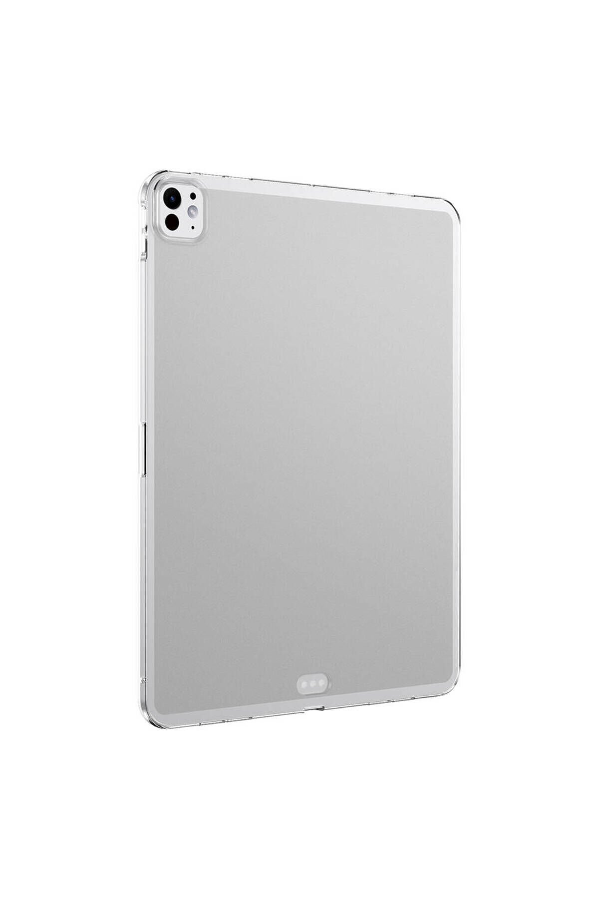 iPad Pro 13 2024 Kılıf ZPRB Tablet Süper Silikon Kapak - Şeffaf