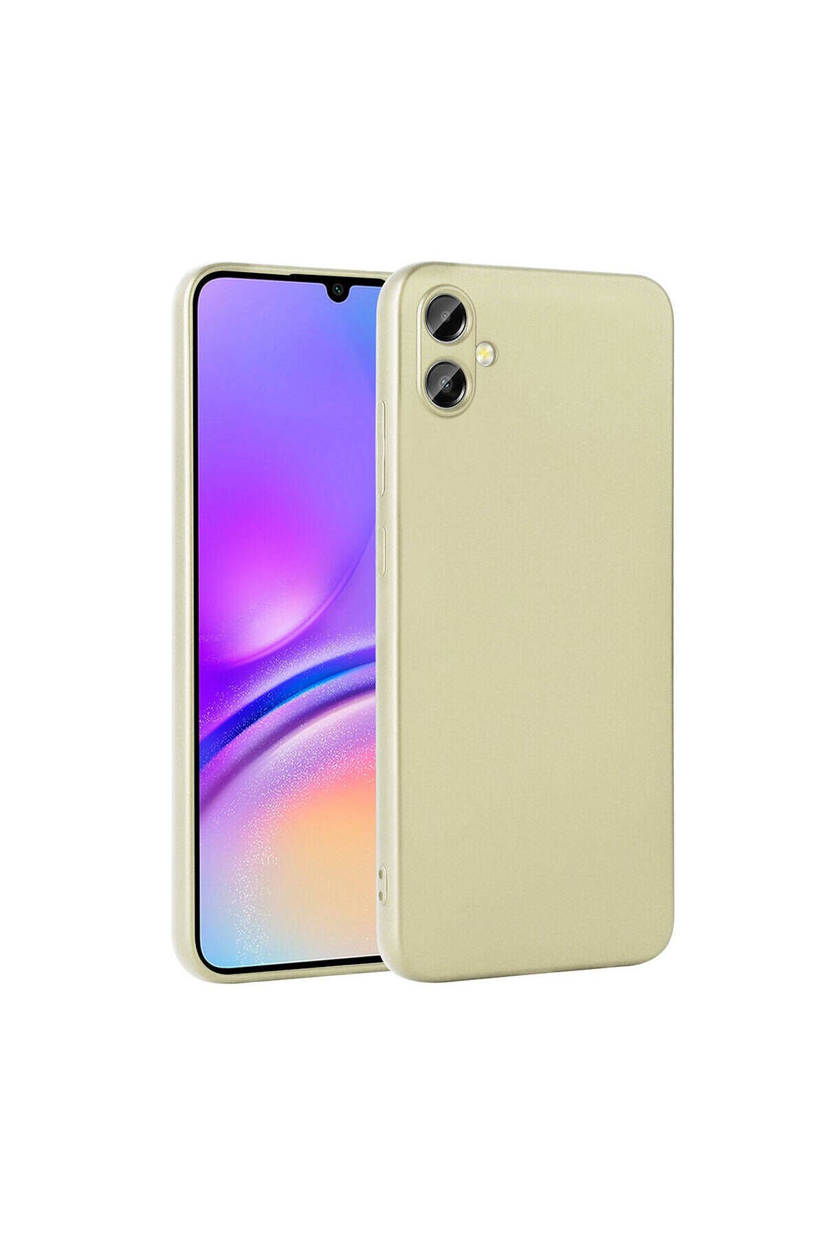 Galaxy A05 Kılıf BSAY Premier Silikon Kapak - Kırmızı Gold