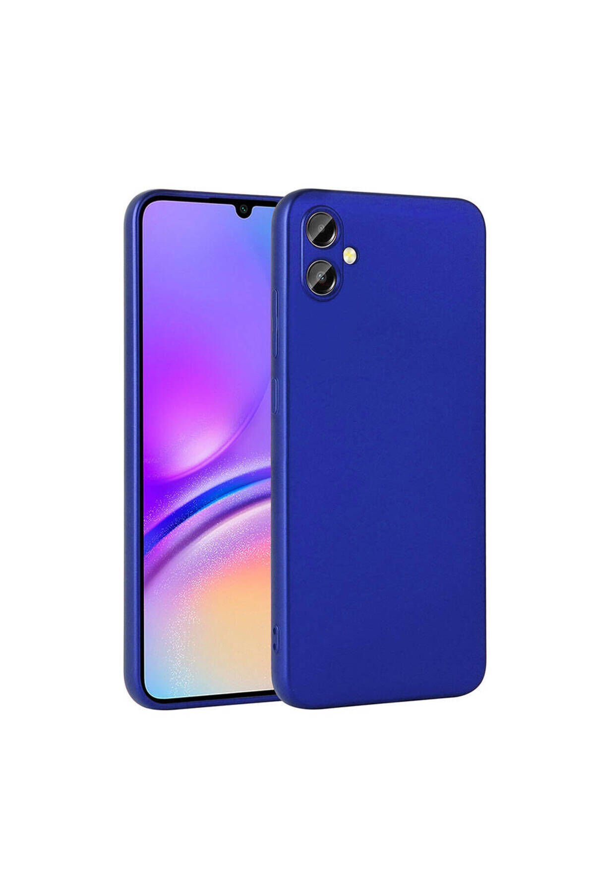 Galaxy A05 Kılıf BSAY Premier Silikon Kapak - Kırmızı Saks Mavi