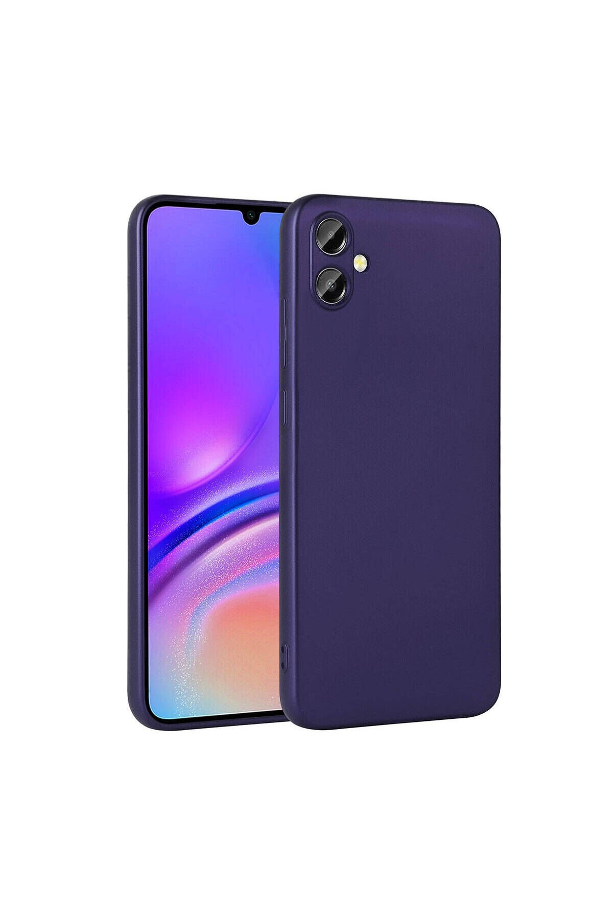 Galaxy A05 Kılıf BSAY Premier Silikon Kapak - Kırmızı Lacivert