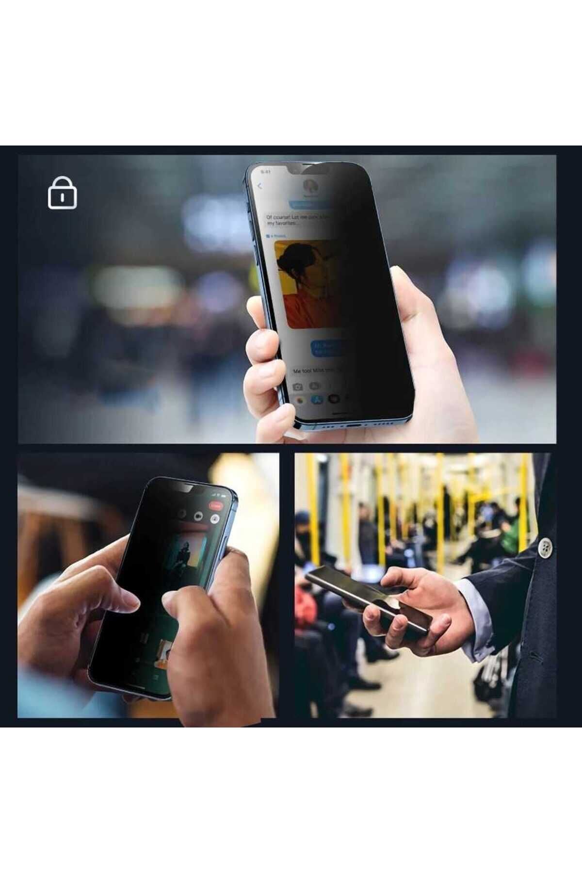 iPhone 14 Pro Max Hayalet BSAY Ekran Koruyucu Uyumlu Davin Privacy Seramik BSAY Ekran Film