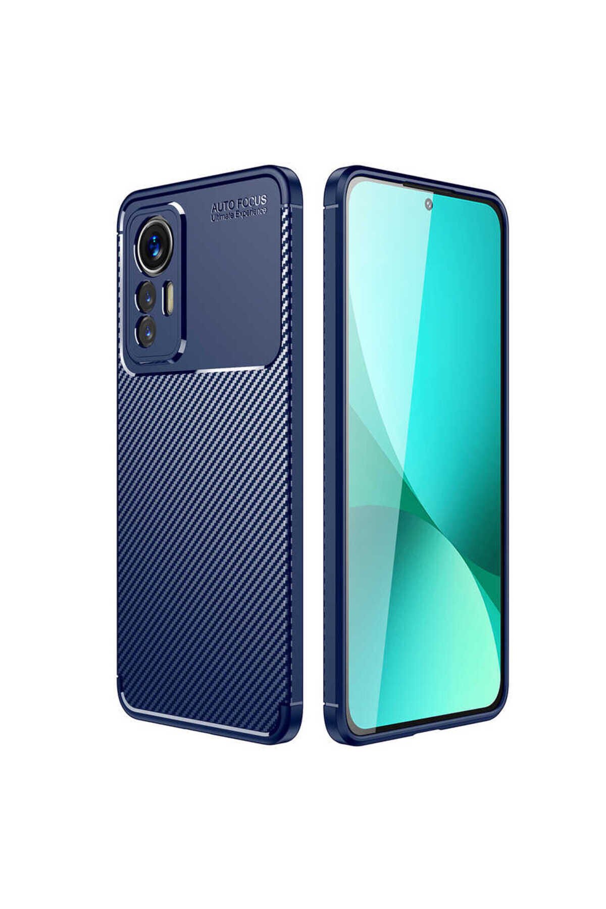 Mi 12 Lite Kılıf GZST Negro Silikon Kapak - Lacivert