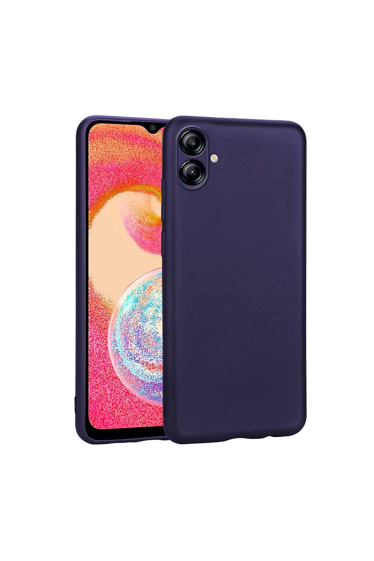 Galaxy A04E Kılıf JoieCreatif Premier Silikon Kapak - Lacivert Lacivert