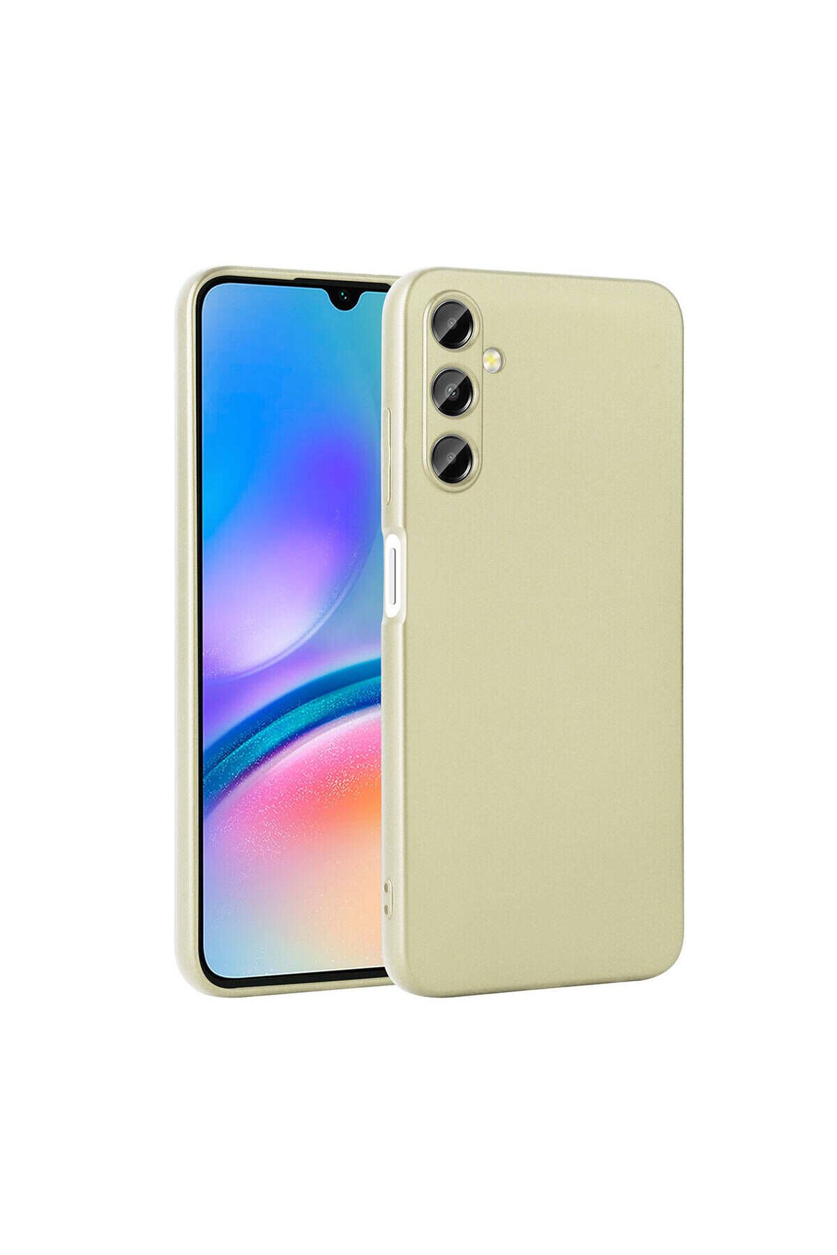 Galaxy A05S Kılıf BSAY Premier Silikon Kapak - Gold Gold