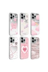 iPhone 14 Pro Max Uyumlu AiHTTgli Parlak Tasarımlı Mimbo Kılıf-NO5 No5