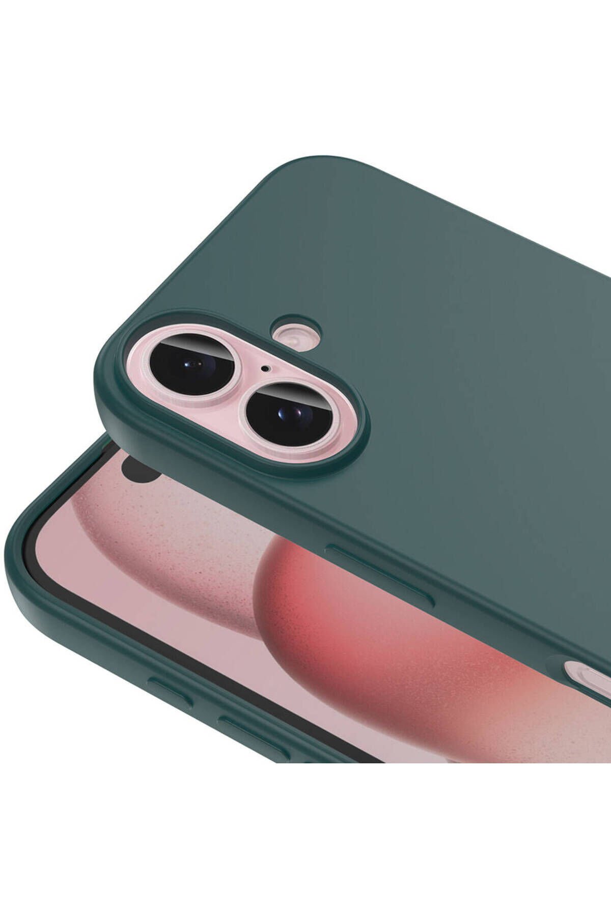 iPhone 16 Plus Kılıf BSAY LSR Lansman Kapak-Siyah Siyah