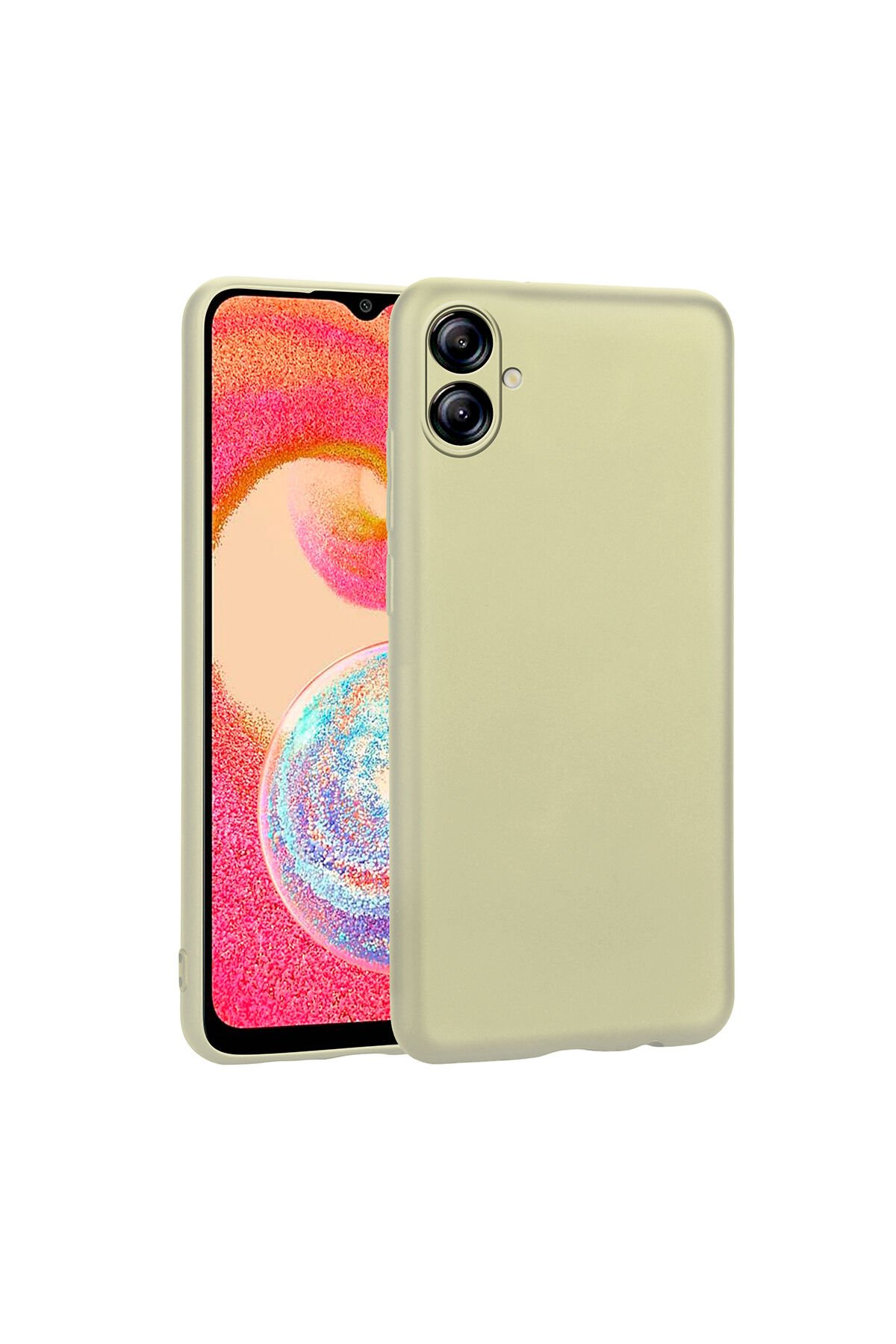 Galaxy A04E Kılıf BSAY Premier Silikon Kapak - Mürdüm Saks Mavi