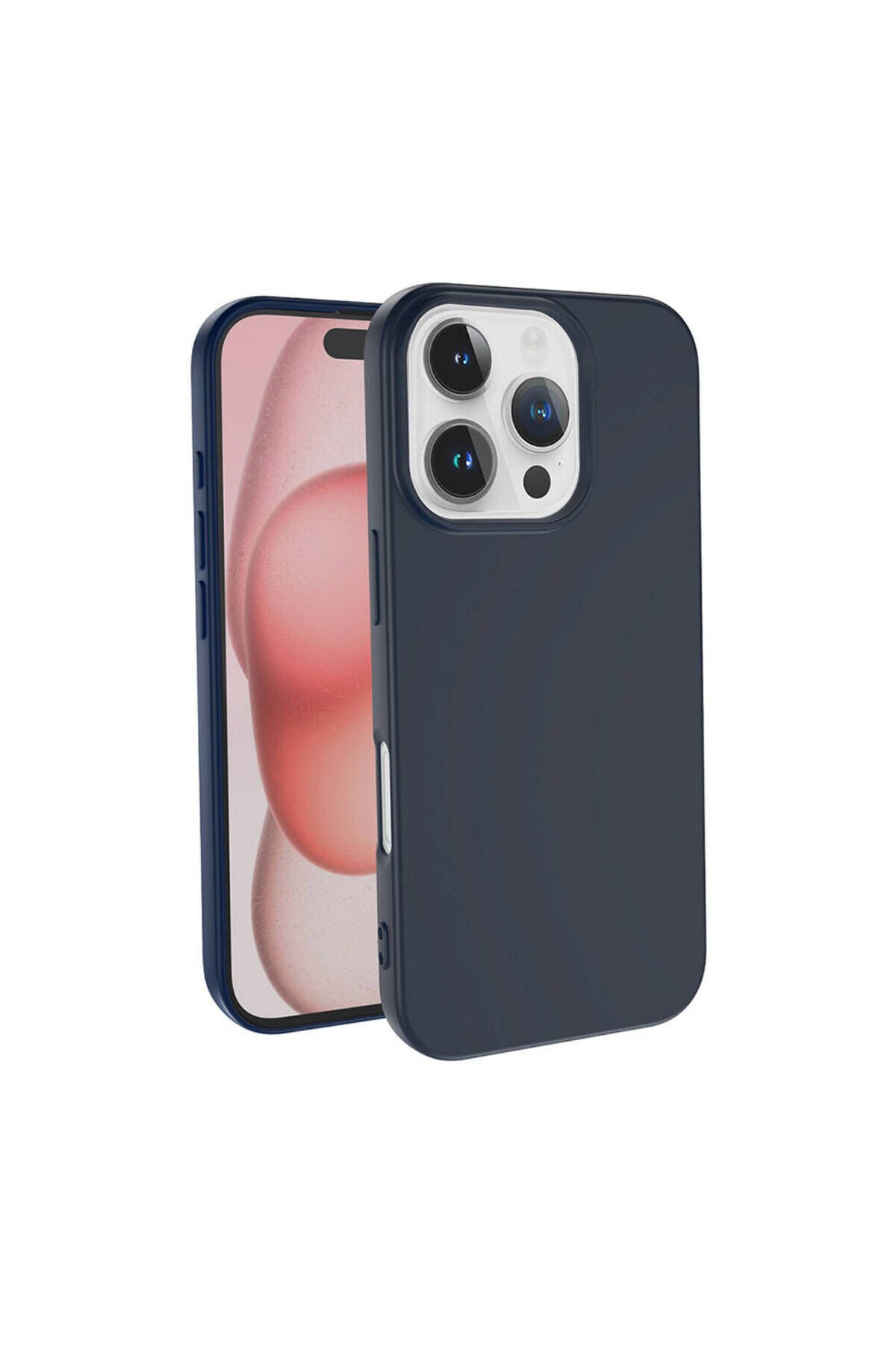 iPhone 16 Pro Kılıf BSAY LSR Lansman Kapak-Gold Lacivert