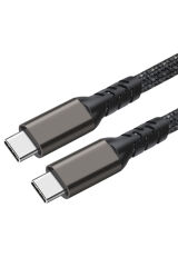 Siyah 2.Jenerasyon Type-C to Type-C USB3.2 PD Data Kablosu 100W 20Gbps 4K@60Hz 3 Metre-BSAY Siyah