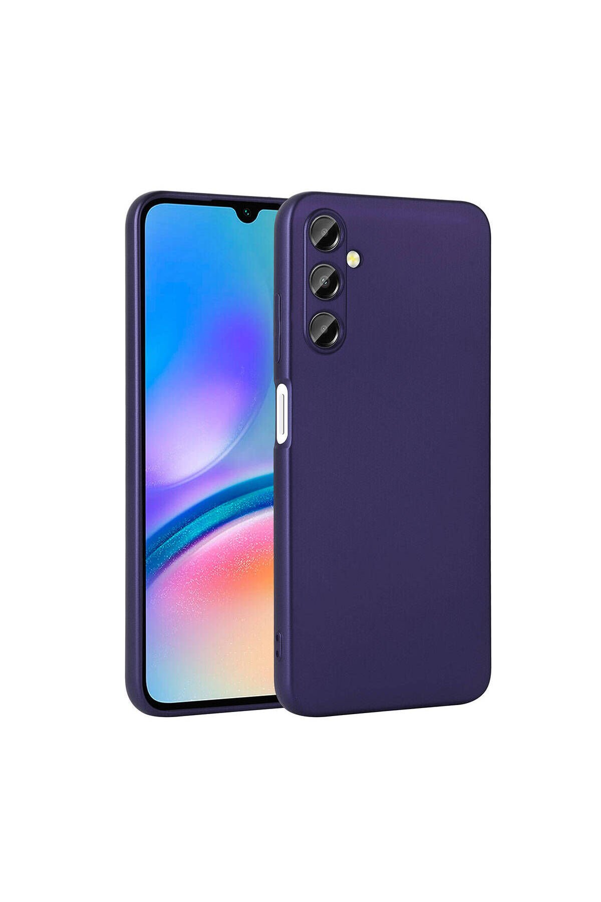 Galaxy A05S Kılıf BSAY Premier Silikon Kapak - Gold Lacivert