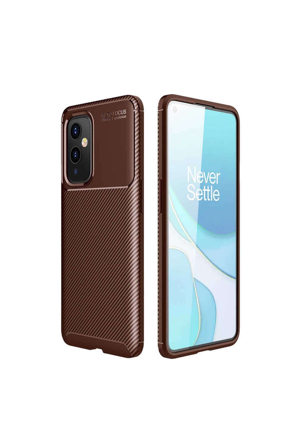 One Plus 9 Kılıf BSAY Negro Silikon Kapak - Lacivert Siyah