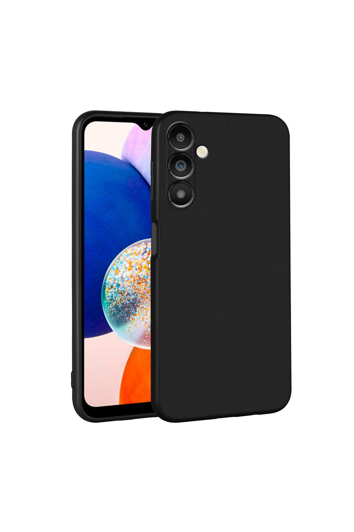 Galaxy A14 Kılıf BSAY Premier Silikon Kapak - Lacivert Siyah