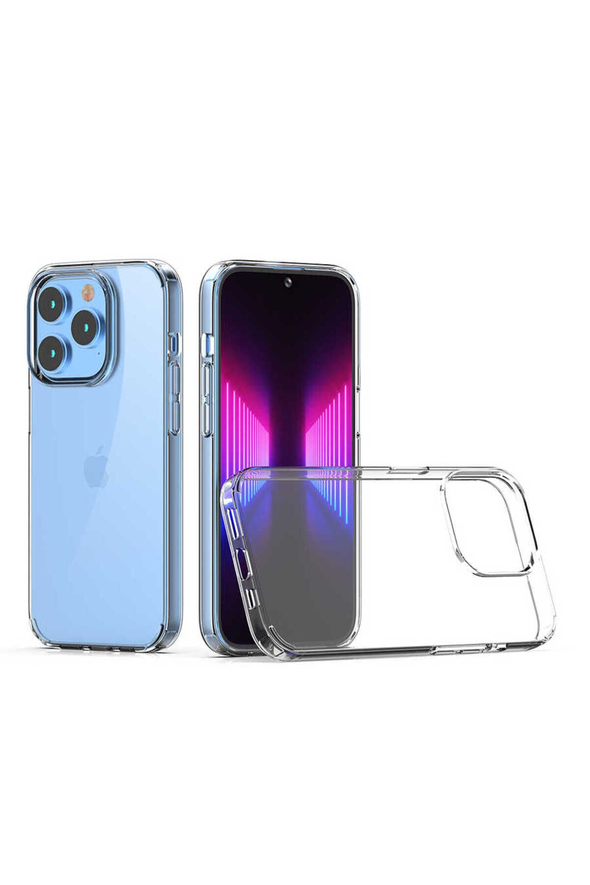 iPhone 14 Pro Uyumlu BSAY Coss Kılıf-Renksiz