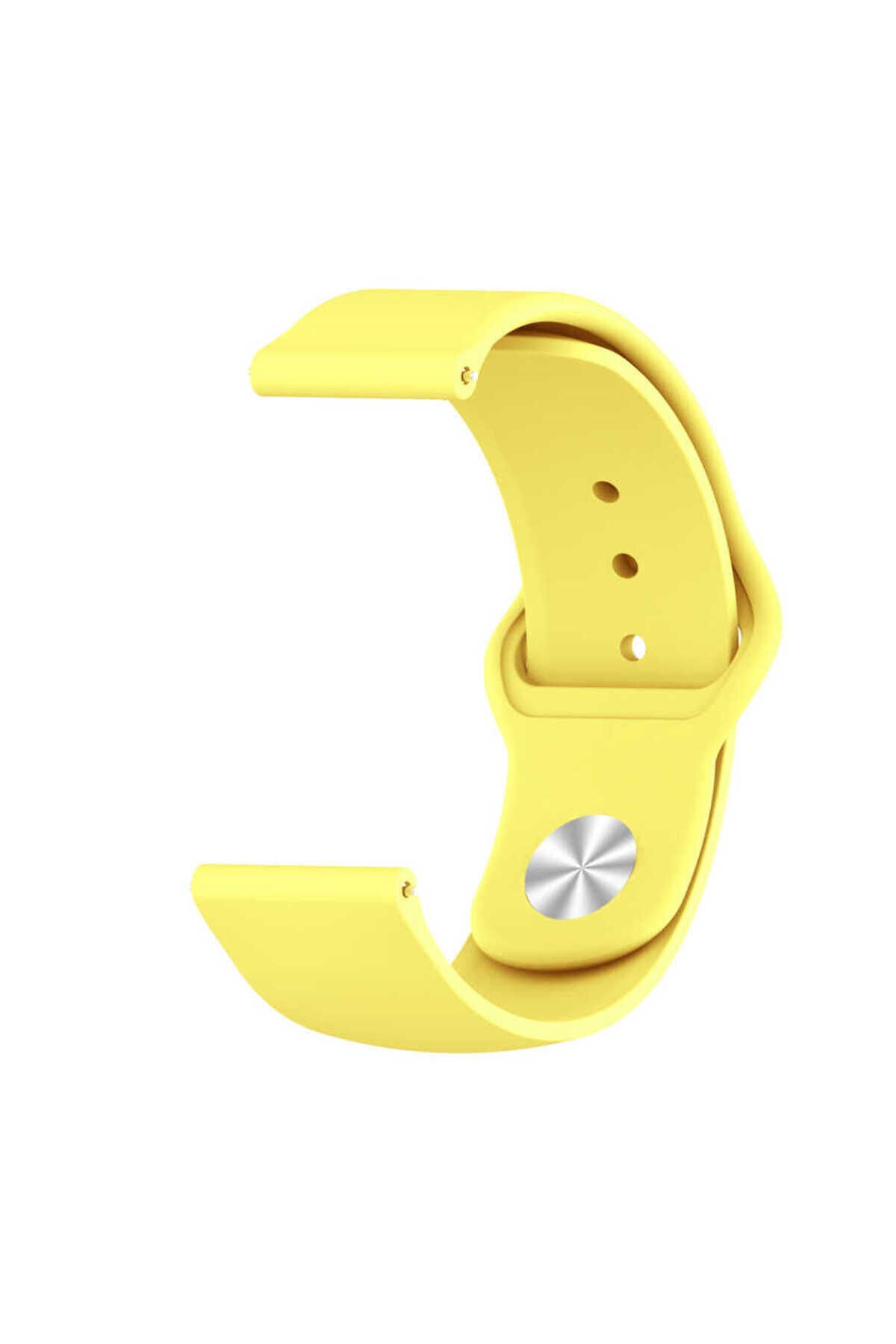 Huawei Honor Magic 2 46mm KRD-11 22mm Uyumlu BSAY Kordon-Turuncu Sarı