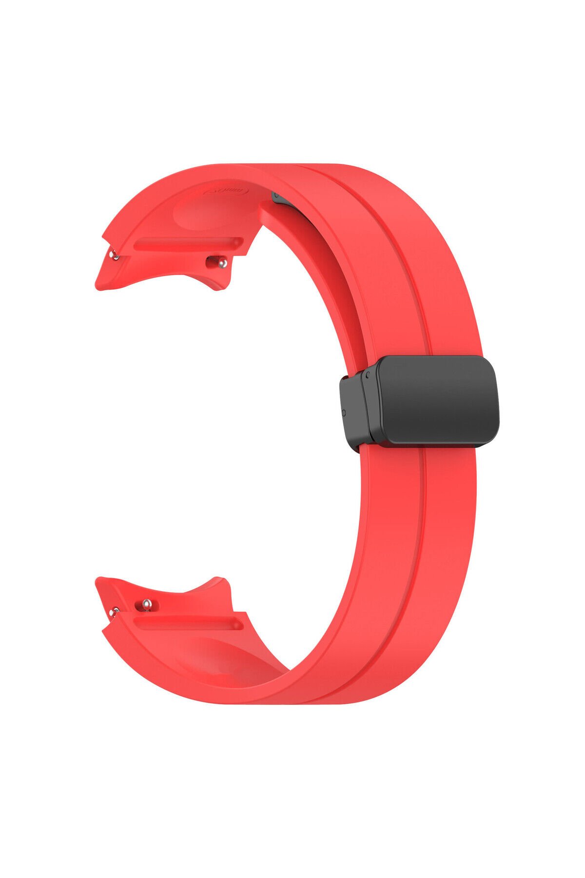 Galaxy Watch 4 Classic 42mm Uyumlu KRD-84 Uyumlu NXAR Kordon-Kırmızı Kırmızı