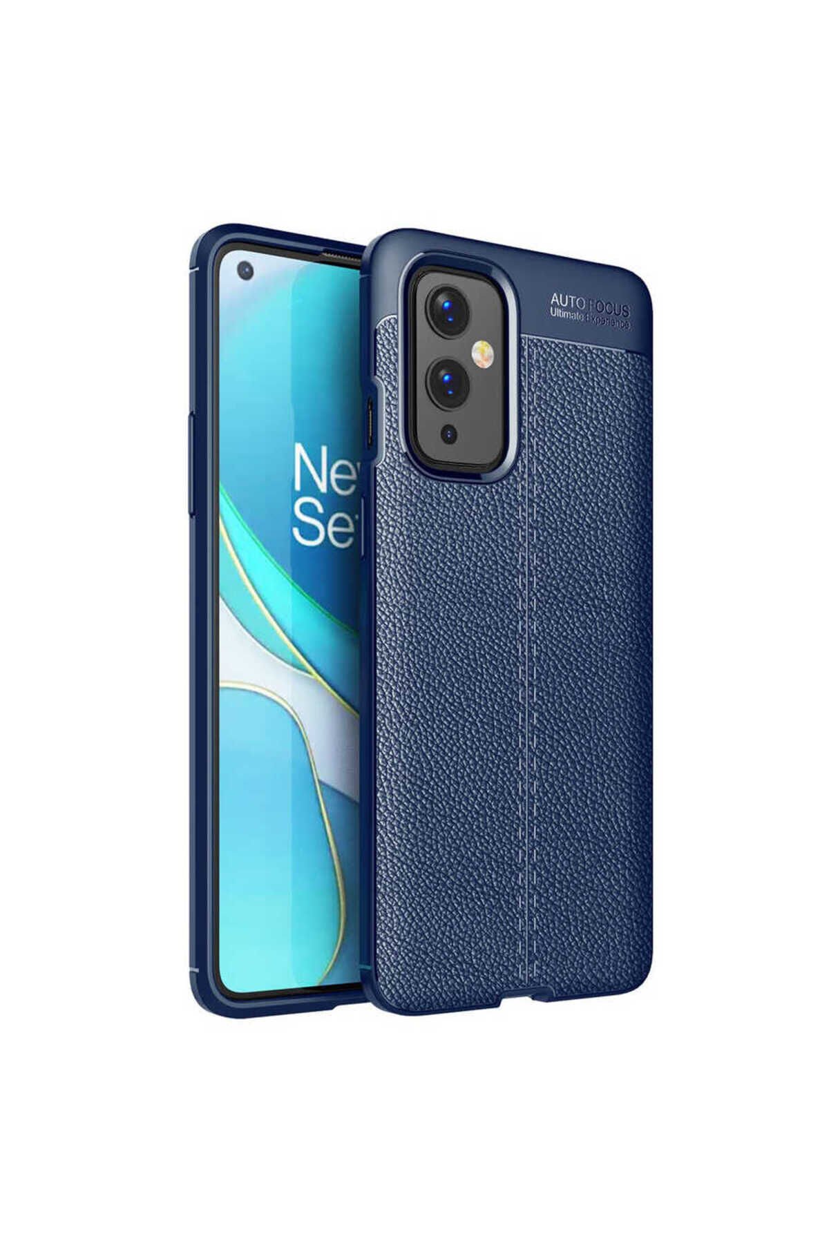 One Plus 9 Kılıf BSAY Niss Silikon Kapak - Lacivert Lacivert