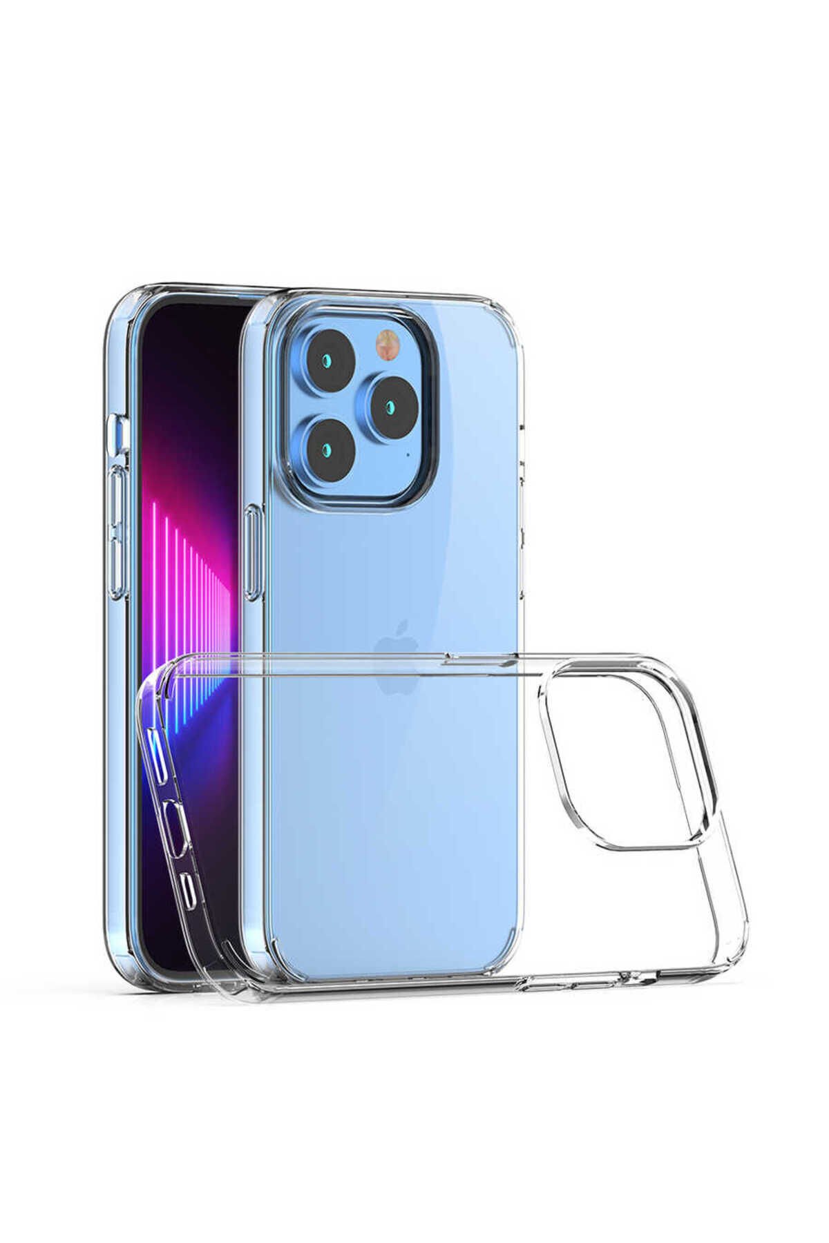 iPhone 14 Pro Max Uyumlu BSAY Coss Kılıf-Renksiz