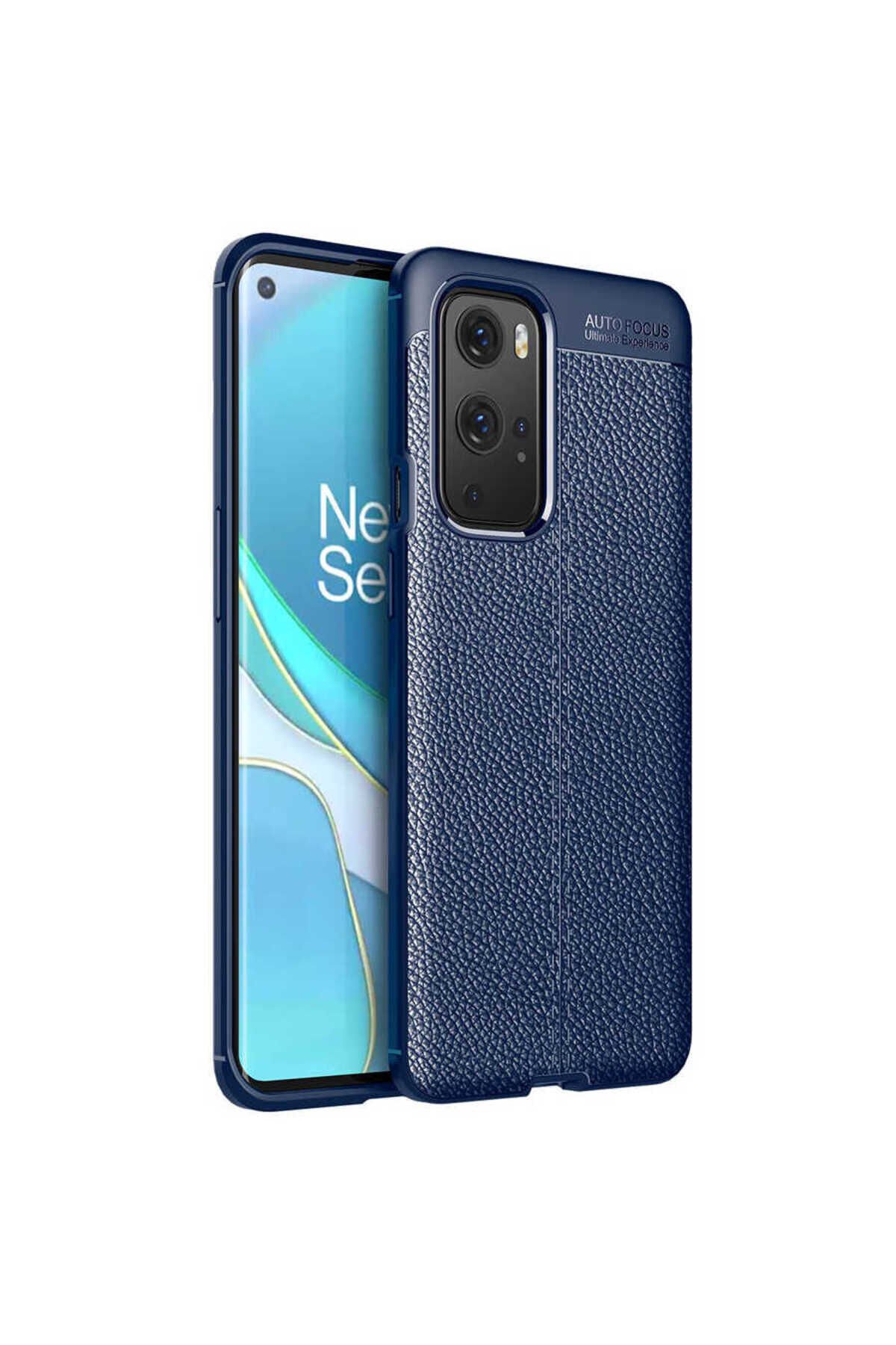One Plus 9 Pro Kılıf BSAY Niss Silikon Kapak - Lacivert Lacivert