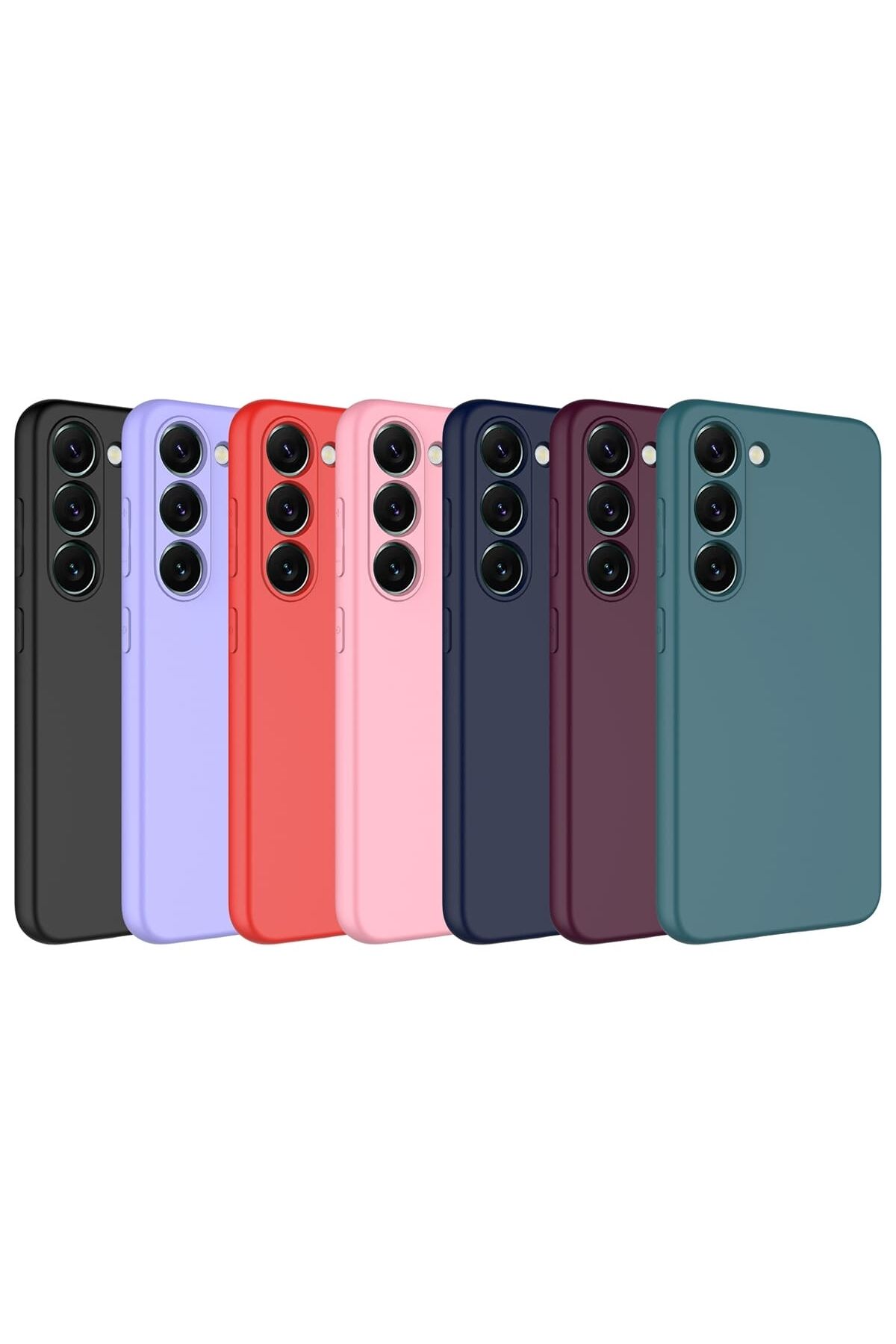 Galaxy S23 Plus Uyumlu ASMA Mara Lansman Kılıf-Kırmızı Kırmızı