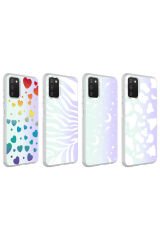 Galaxy A03S Kılıf KHYR M-Blue Desenli Kapak - Cow No2 Cow No2