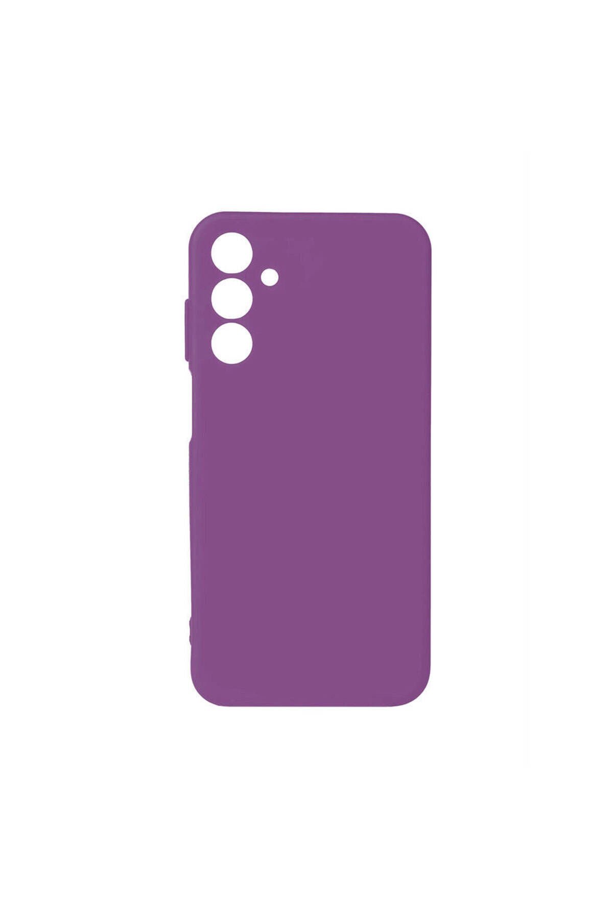 Galaxy A25 Kılıf BSAY Biye Silikon - Lila Mor