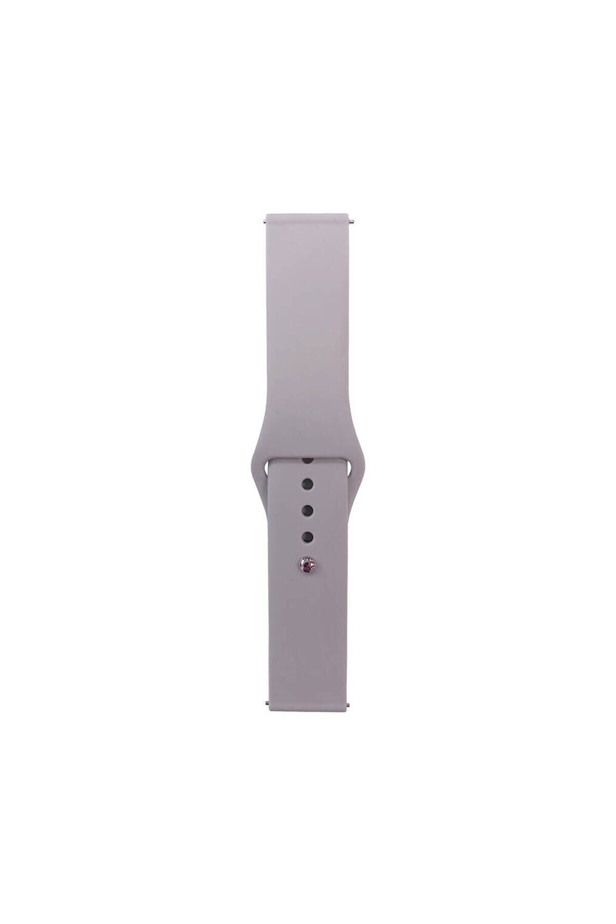 Huawei GT2 46mm Band Serisi 22mm Klasik Kordon Silikon Strap Kayış-BSAYud Gray
