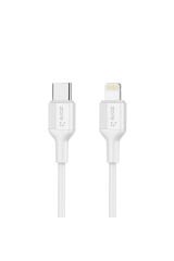 JoieCreatif Play Serisi PL08 Type-C to Lightning 2in1 PD Seyahat Şarj Aleti 20W - Beyaz Beyaz