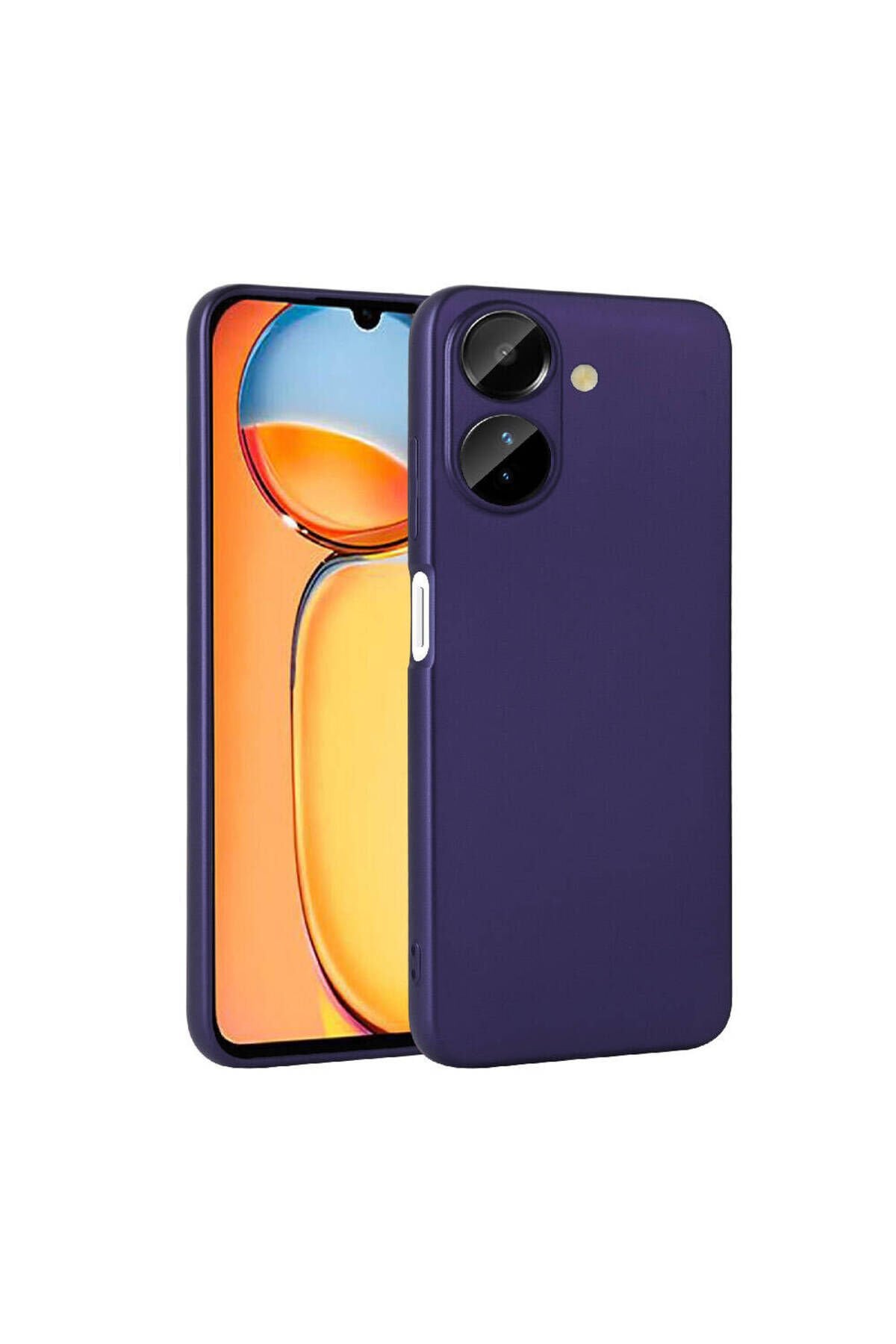 Poco C65 Kılıf ASMA Premier Silikon Kapak-Lacivert Lacivert