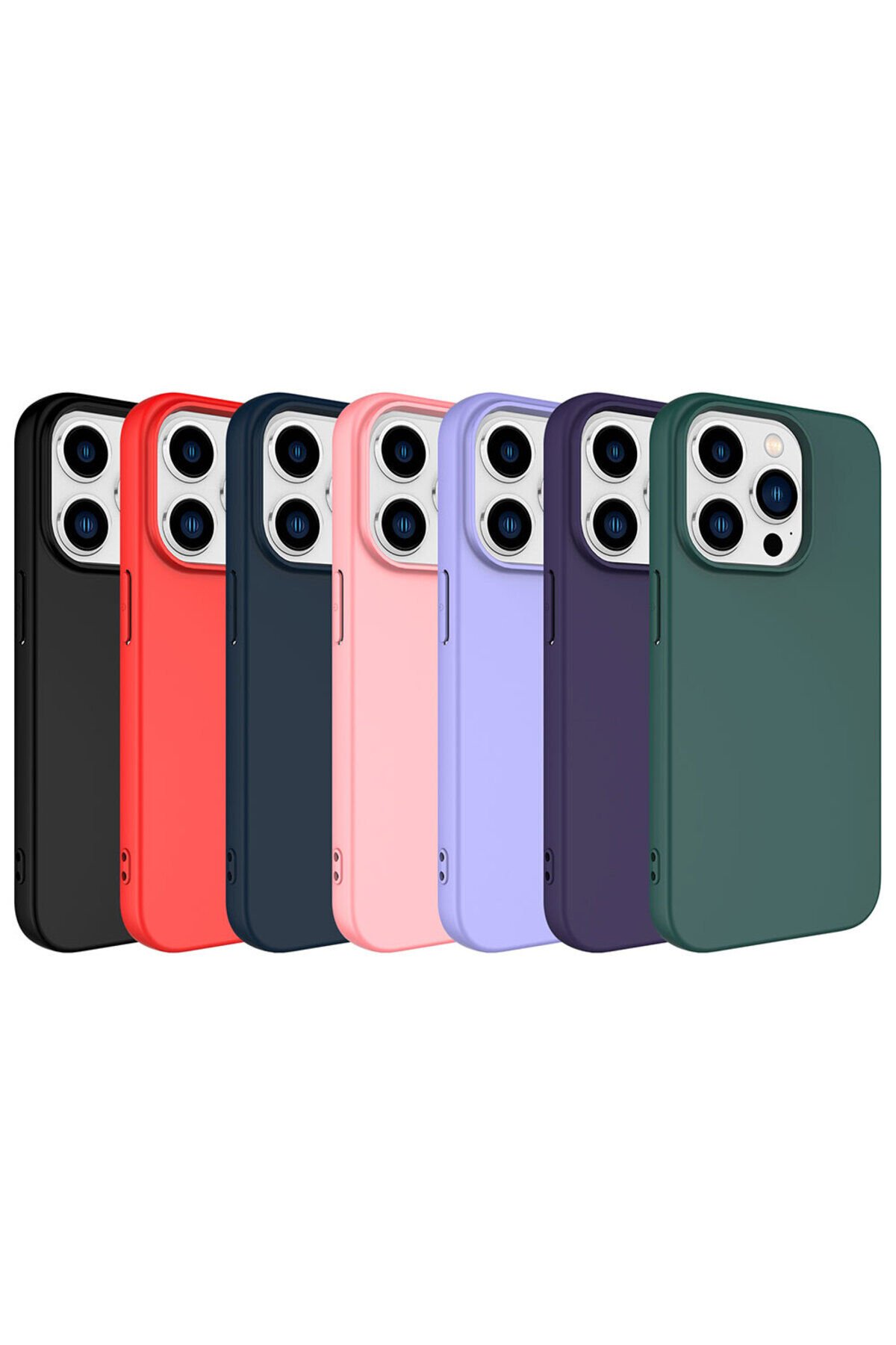 iPhone 15 Pro Max Uyumlu BSAY LSR Lansman Kılıf-Pembe Açık Lila