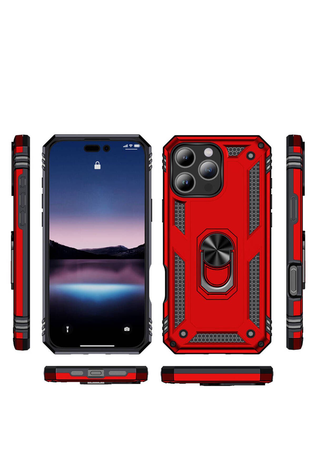 iPhone 16 Pro Kılıf BSAY Vega Kapak-Siyah Siyah