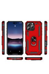 iPhone 16 Pro Kılıf BSAY Vega Kapak-Siyah Siyah