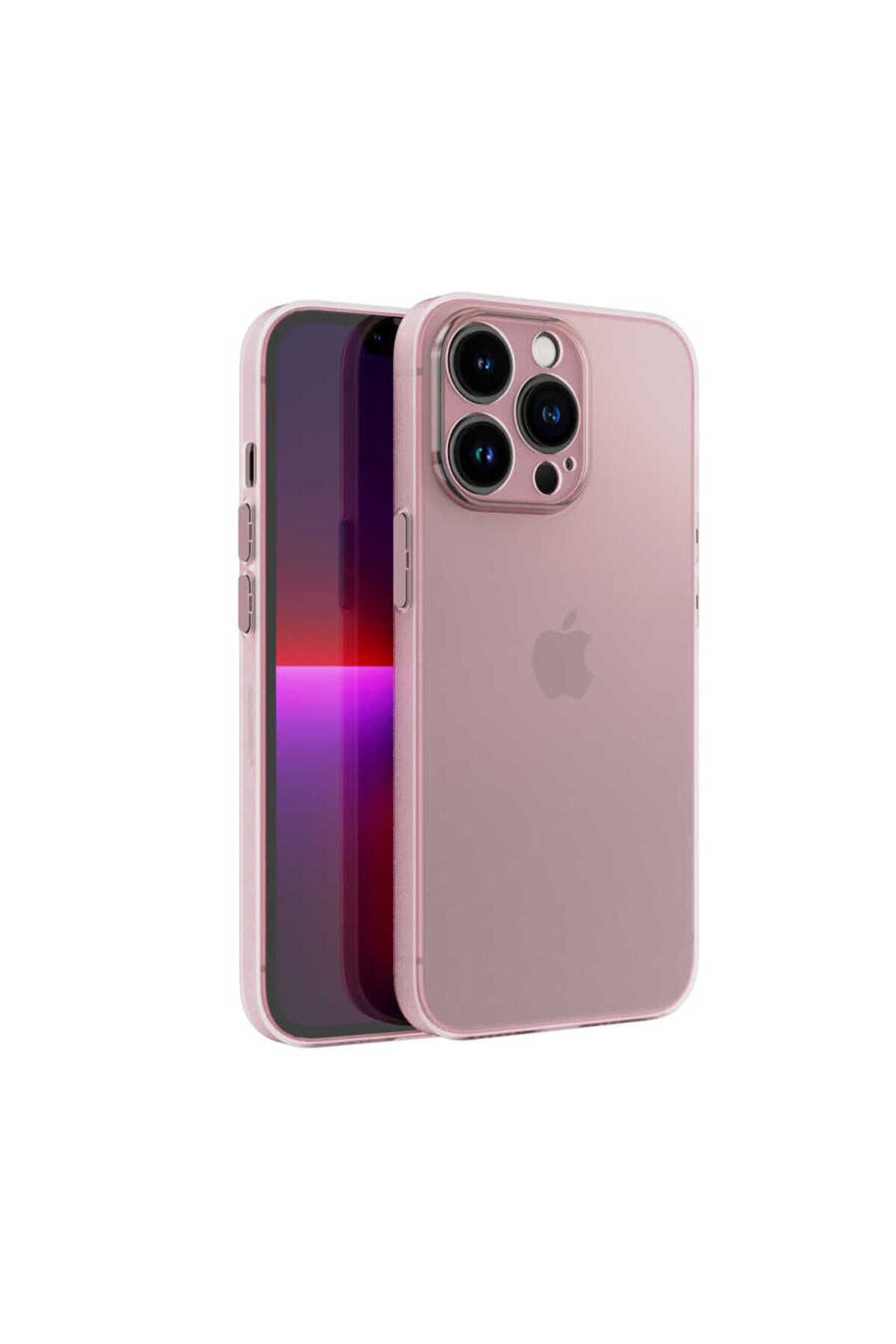 iPhone 13 Pro Uyumlu BSAY Tiny Kılıf-Pembe Pembe