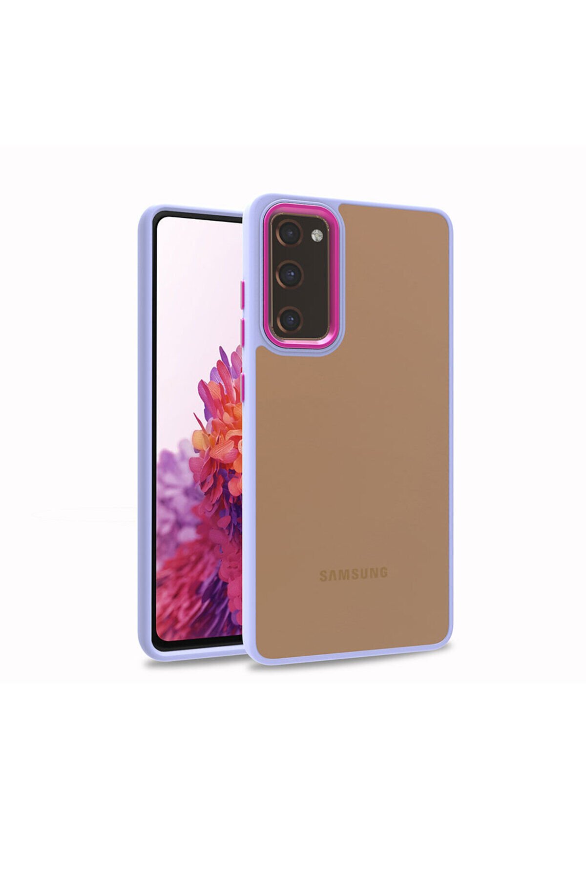 Galaxy S20 FE Uyumlu ATA Flora Kılıf-Lila Lila
