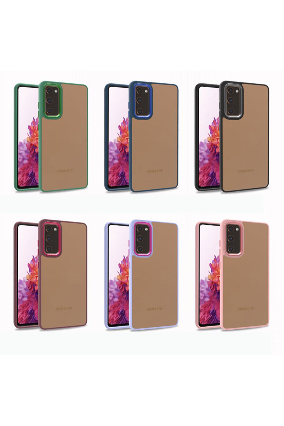 Galaxy S20 FE Uyumlu ATA Flora Kılıf-Lila Lila