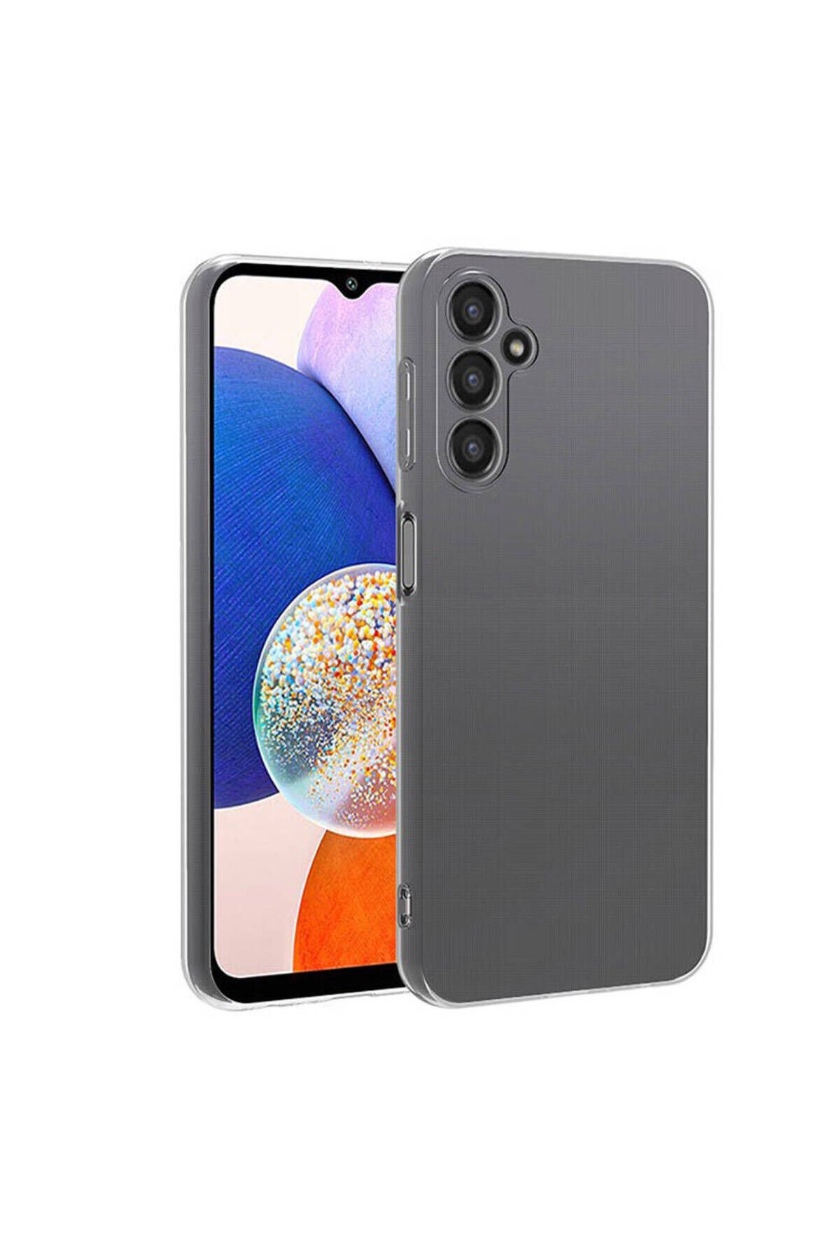 Galaxy A05S Kılıf NXAR Süper Silikon Kapak - Renksiz Renksiz